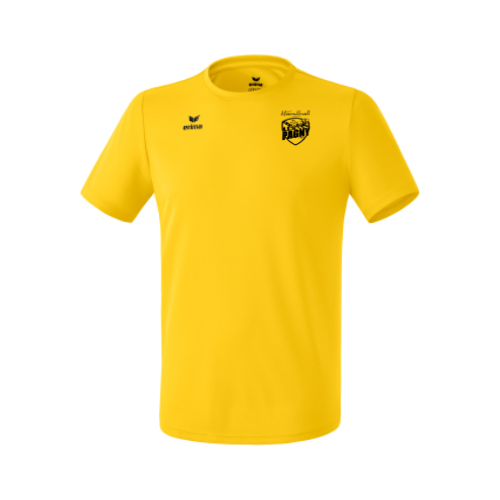 T-SHIRT TEAMSPORT POLYESTER JAUNE - ERIMA
